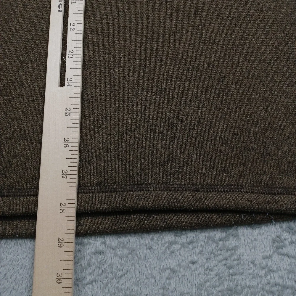 North Face Sweater Mens XL Brown Crew Neck Pullover Outdoor Casual Fleece